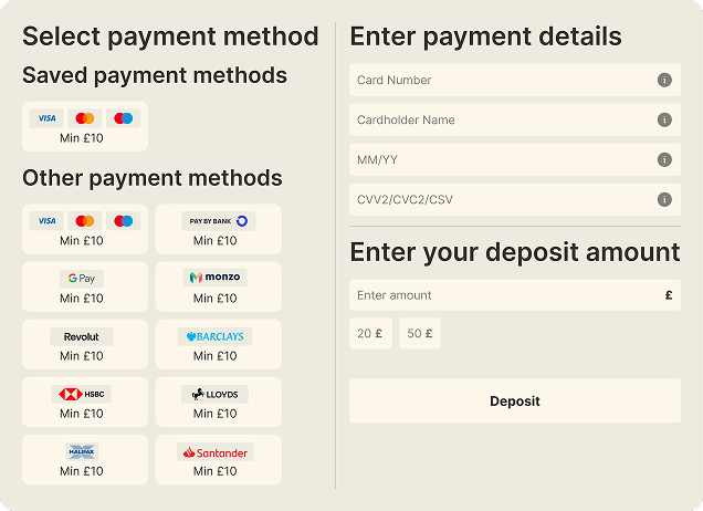 Payment integration interface